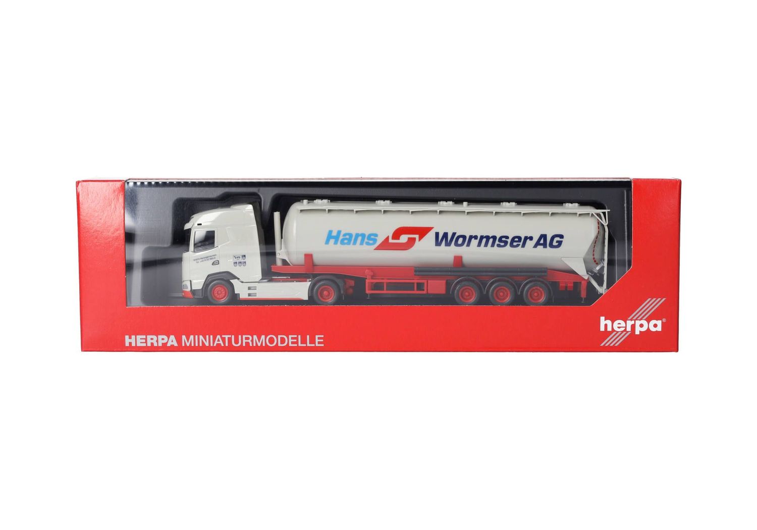 1:87 Herpa - DAF XG Silo-Sattelzug 60m³ "Hans Wormser"