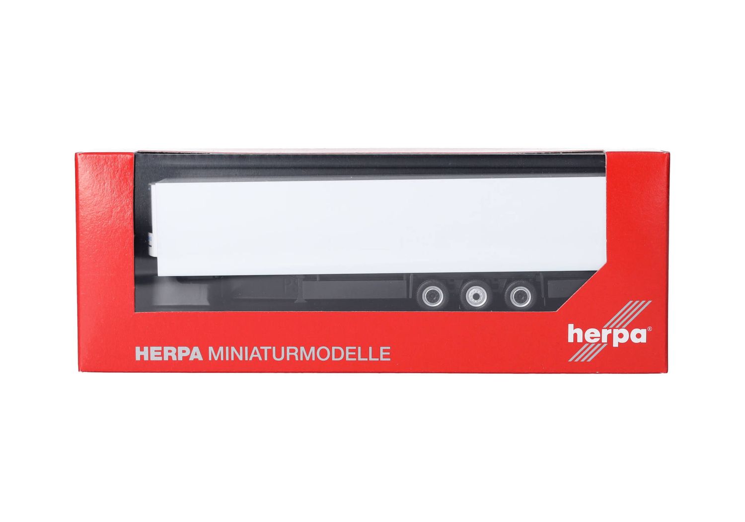 1:87 Herpa - Krone E-Trailer Kühlkofferauflieger 3achs, weiß