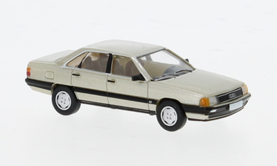 1:87 PCX87 - Audi 100 (C3), metallic-beige, 1982 1:87 PCX87 - Audi 100 (C3), metallic-beige, 1982