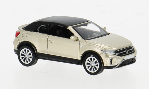1:87 PCX87 - VW T-Roc Cabriolet geschlossen, metallic-beige, 2022