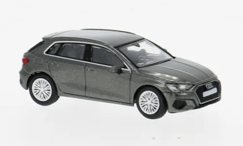 1:87 PCX87 - 2022 Audi A3 (8Y) dunkelgrau 1:87 PCX87 - 2022 Audi A3 (8Y) dunkelgrau