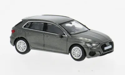1:87 PCX87 - 2022 Audi A3 (8Y) dunkelgrau 1:87 PCX87 - 2022 Audi A3 (8Y) dunkelgrau