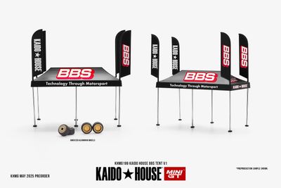 1:64 Mini GT - Kaido Haouse BBS Tent v1 1:64 Mini GT - Kaido Haouse BBS Tent v1