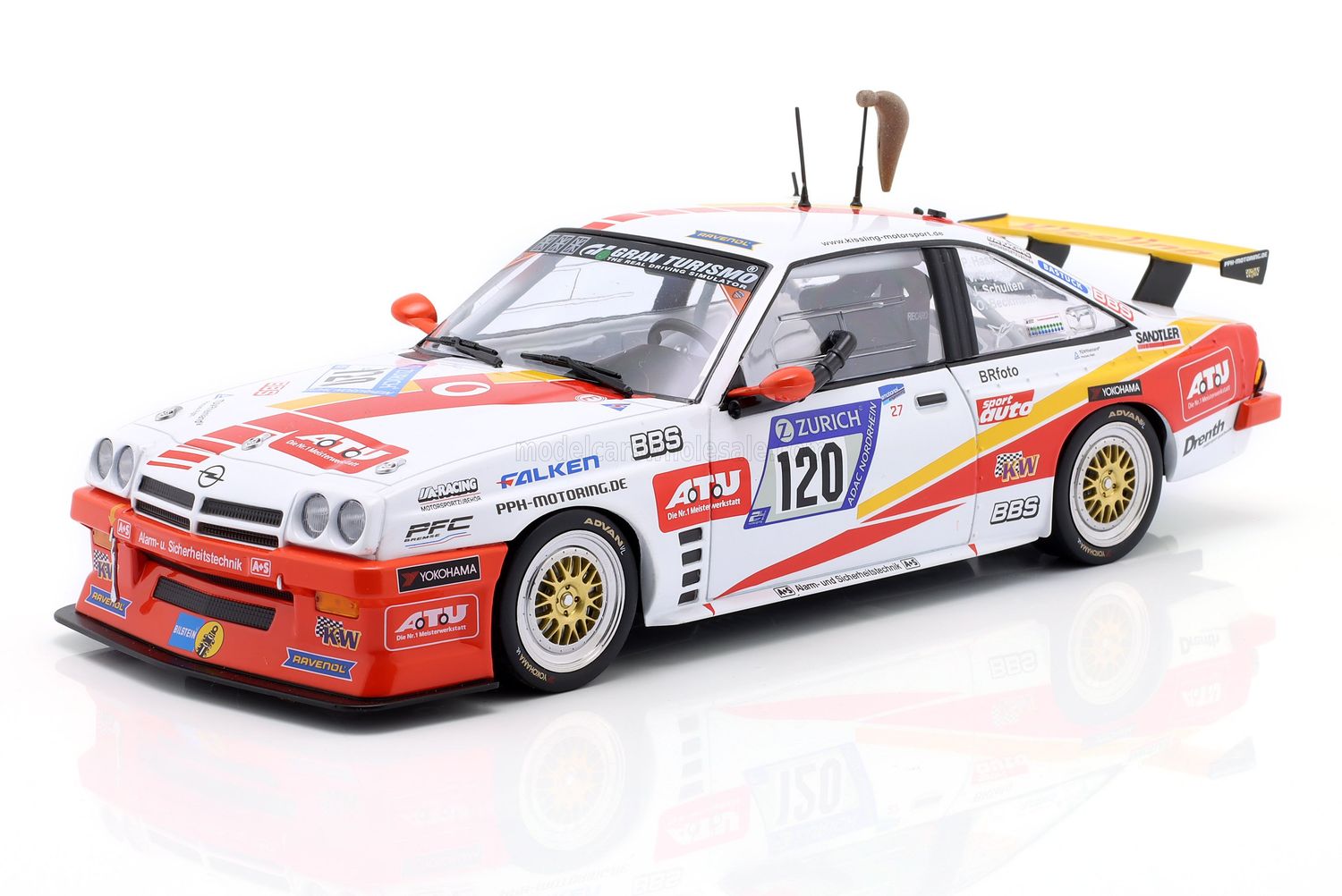 1:18 Werk83 - Opel Manta GT Team Kissling Motorsports #120 24h Nurburgring 2018 H.O. Beckmann - P. Haas - J. Schulten - V. Strycek