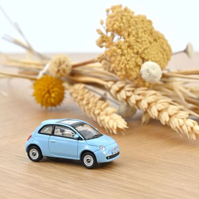 1:87 Norev - Fiat 500 2008 Blau 1:87 Norev - Fiat 500 2008 Blau