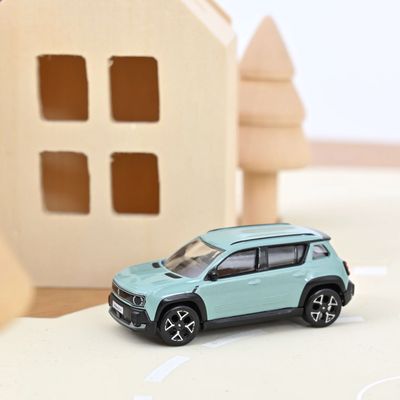 1:64 Norev - Renault 4 E-Tech Elektrisch 2025 Hauts-de-France Grûn 1:64 Norev - Renault 4 E-Tech Elektrisch 2025 Hauts-de-France Grûn