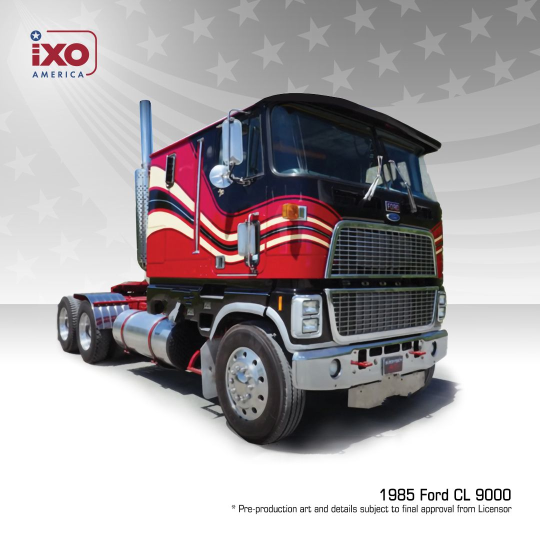 1:43 Ixo USA - 1976 Ford CL 9000, black/red