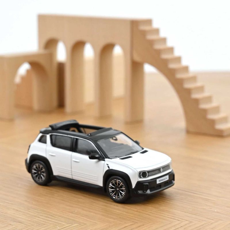 1:43 Norev - Renault 4 E-Tech Elektrisch 2025 Arktis-Weiß 1:43 Norev - Renault 4 E-Tech Elektrisch 2025 Arktis-Weiß