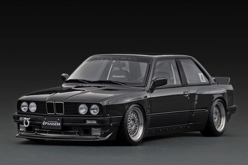 1:18 Ignition - Pandem BMW E30, gun metallic 1:18 Ignition - Pandem BMW E30, gun metallic
