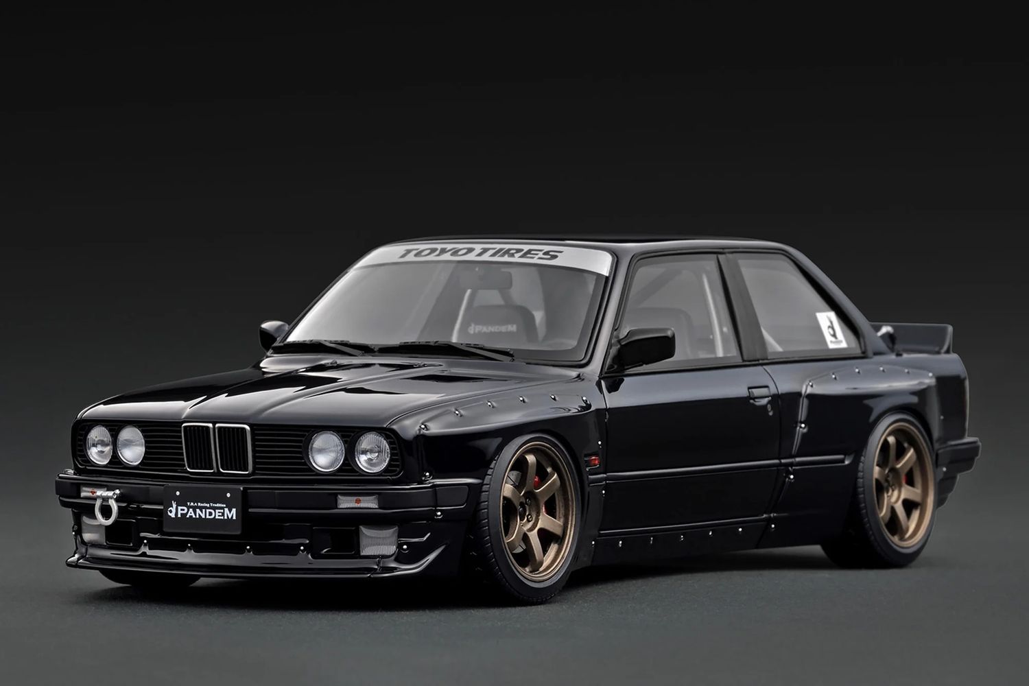 1:18 Ignition - Pandem BMW E30, black