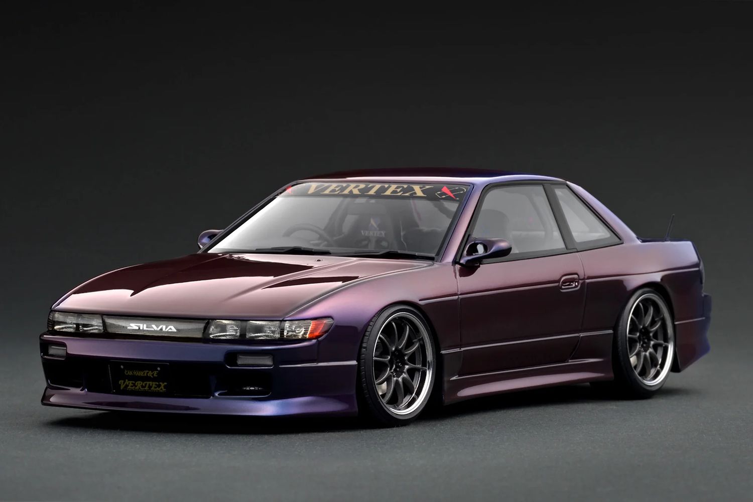 1:18 Ignition - VERTEX Nissan S13 Silvia, purple metallic