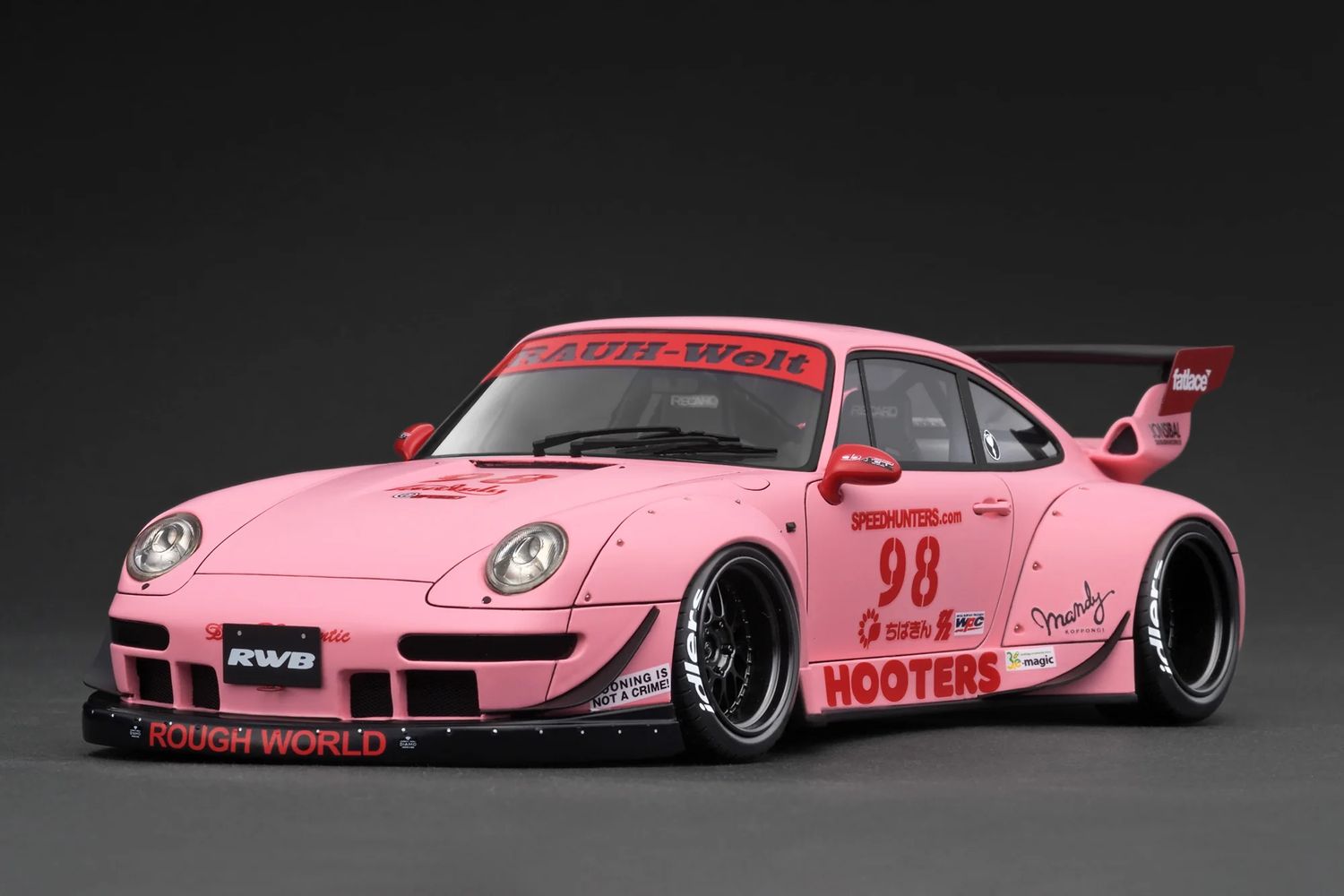 1:18 Ignition - Porsche RWB 993, matt pink