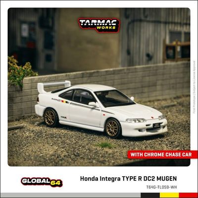1:64 Tarmac - Honda Integra TYPE R DC2 MUGEN, championship white 1:64 Tarmac - Honda Integra TYPE R DC2 MUGEN, championship white