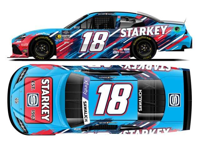 1:64 Action Racing Collectibles - 2025 Toyota GR Supra #18 William Sawalich *Starkey*