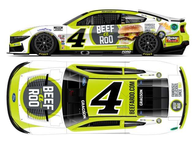 1:64 Action Racing Collectibles - 2025 Ford Mustang Dark Horse #4 Noah Gragson *Beef a Roo*