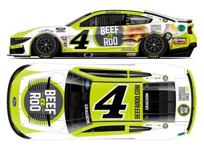 1:64 Action Racing Collectibles - 2025 Ford Mustang Dark Horse #4 Noah Gragson *Beef a Roo* 1:64 Action Racing Collectibles - 2025 Ford Mustang Dark Horse #4 Noah Gragson *Beef a Roo*