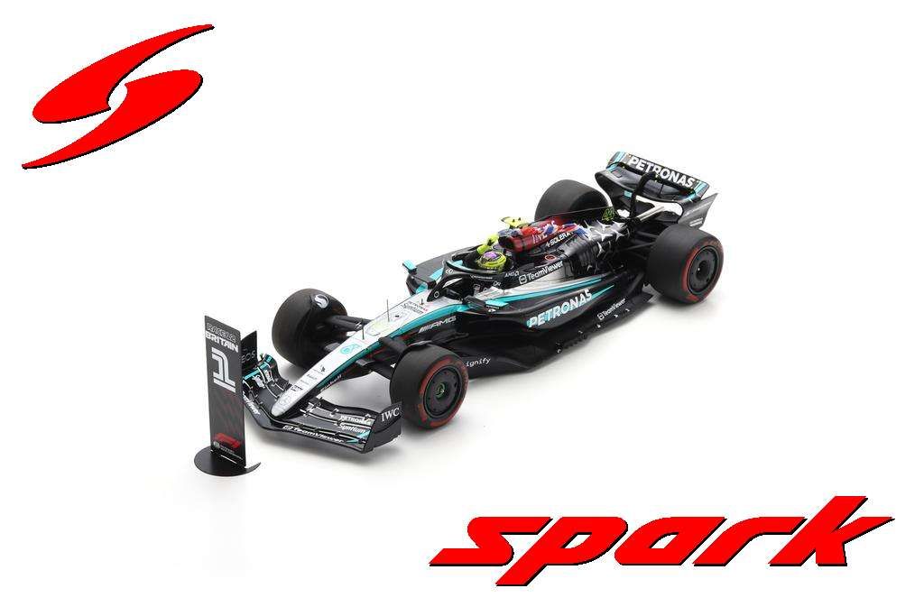 1:18 Spark - Mercedes-AMG PETRONAS Formula One Team No.44 F1 W15 E Performance Winner British GP 2024 Lewis Hamilton