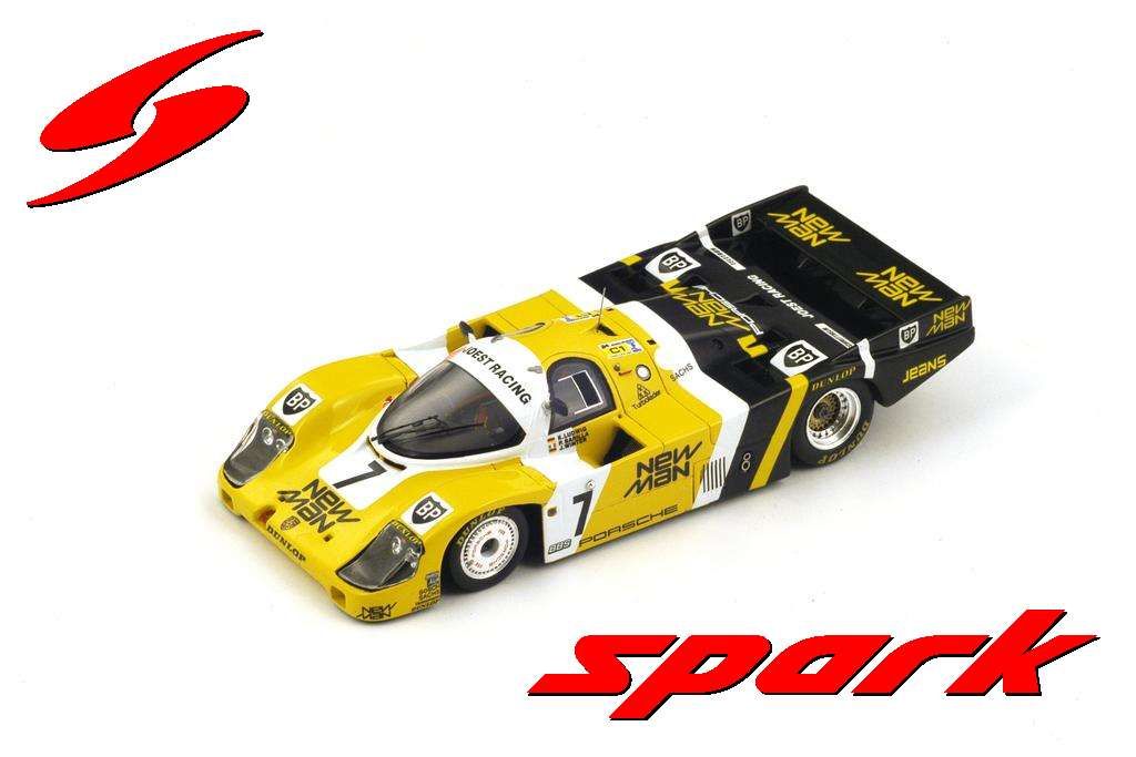 1:43 Spark - Porsche 956B No.7 Winner 24H Le Mans 1985 New-Man Joest Racing J. "Winter" - P. Barilla - K. Ludwig