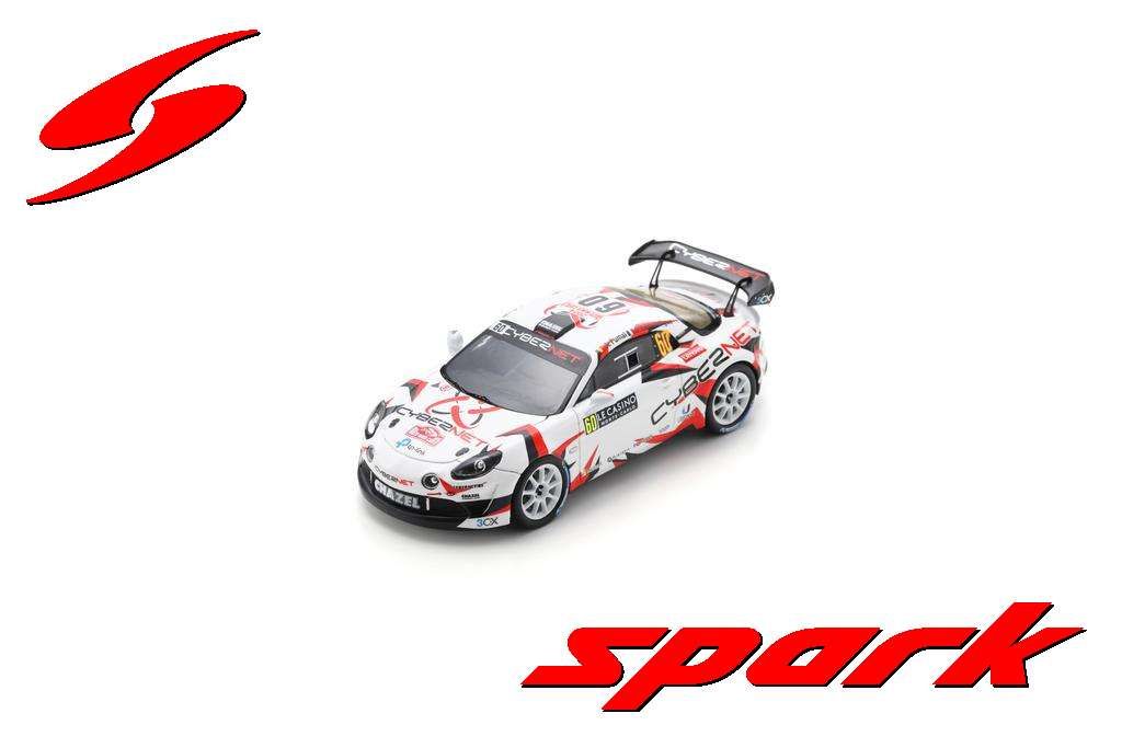 1:43 Spark - Alpine A110 Rally RGT No.60 Chazel Technologies Course 4th RGT Rally Monte Carlo 2024 A. Fumal - J. Escartefigue