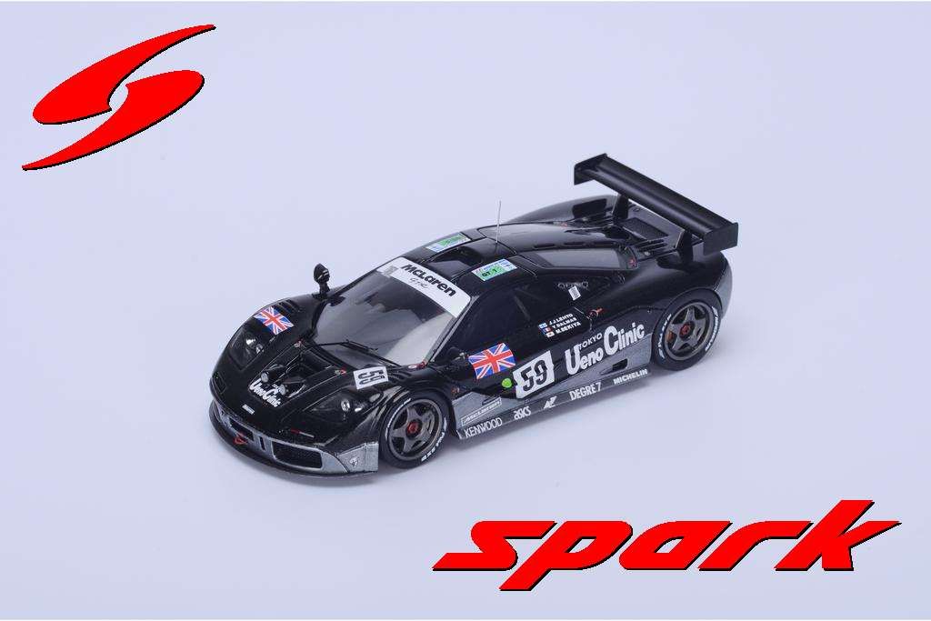 1:43 Spark - McLaren F1 GTR No..59 Winner Le Mans 24H 1995 J. J. Lehto - Y. Dalmas - M. Sekiya