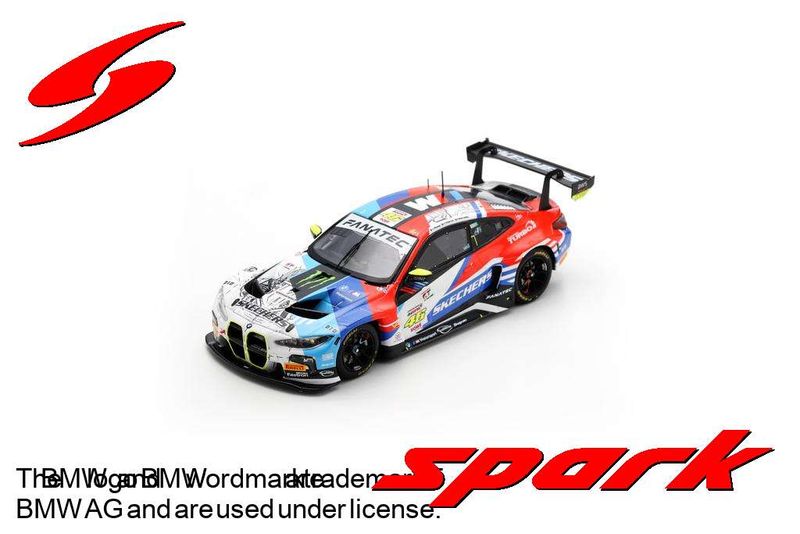 1:43 Spark - BMW M4 GT3 No.46 Team WRT 24H Spa 2024 R. Marciello - M. Martin - V. Rossi 1:43 Spark - BMW M4 GT3 No.46 Team WRT 24H Spa 2024 R. Marciello - M. Martin - V. Rossi