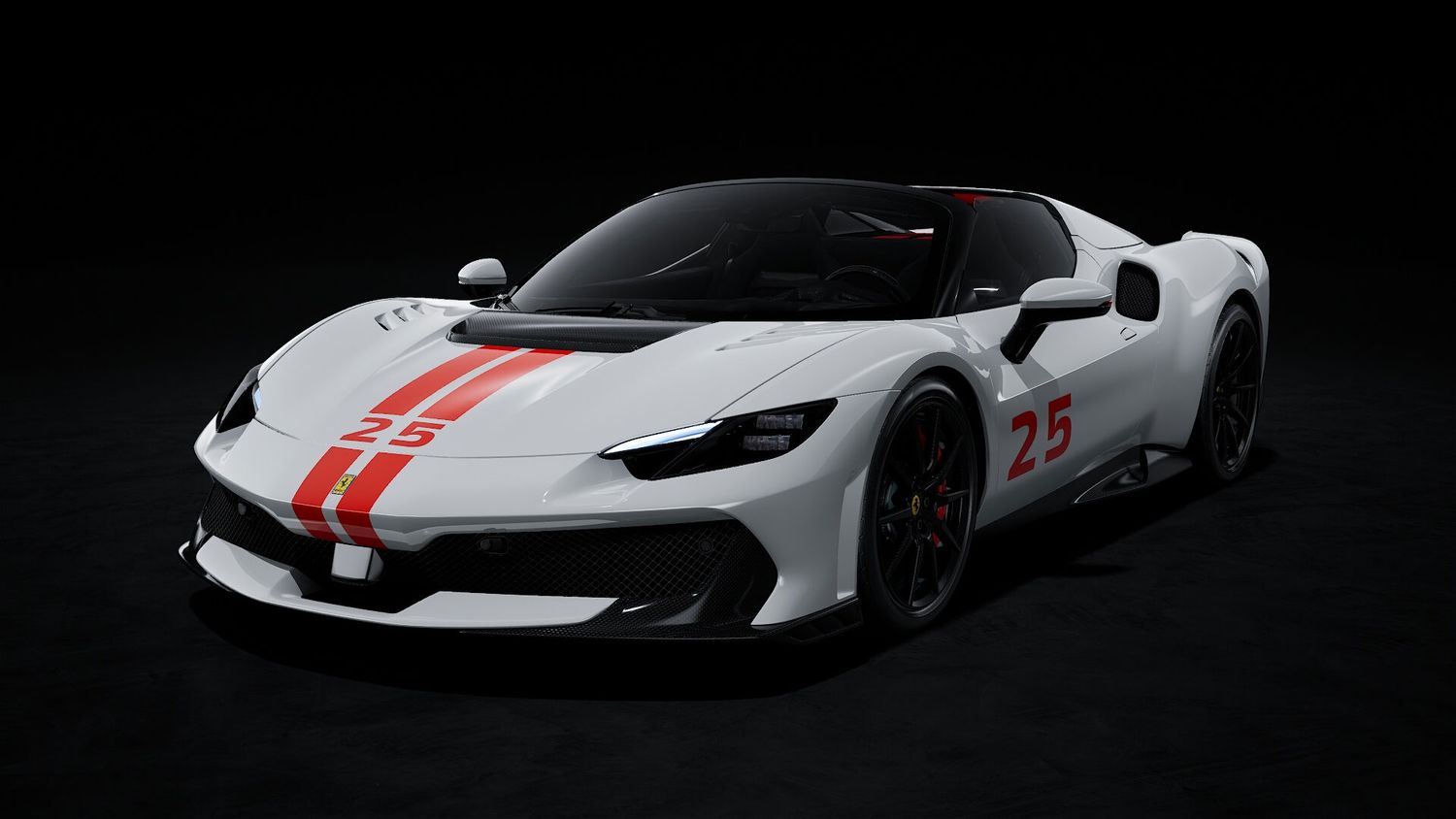 1:18 MR Collection Models - Ferrari 296 Speciale Bianco Artico with Livery