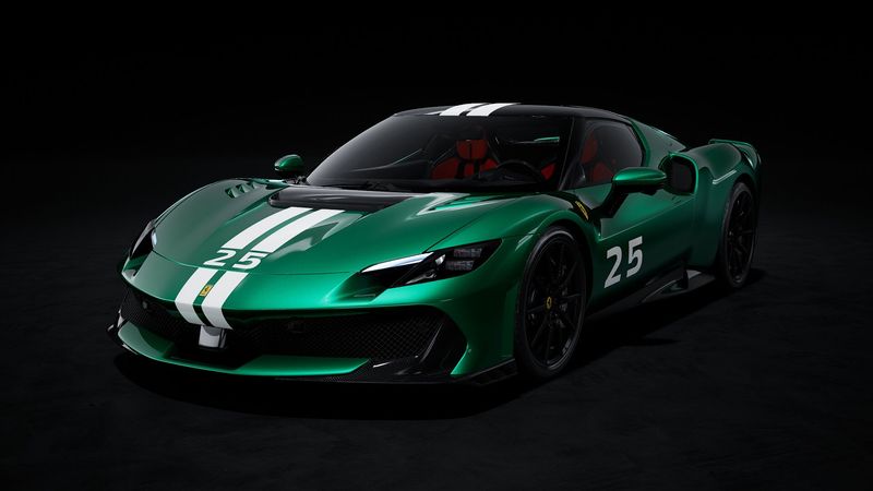 1:18 MR Collection Models - Ferrari 296 Speciale Verde Nurburgring with Livery 1:18 MR Collection Models - Ferrari 296 Speciale Verde Nurburgring with Livery