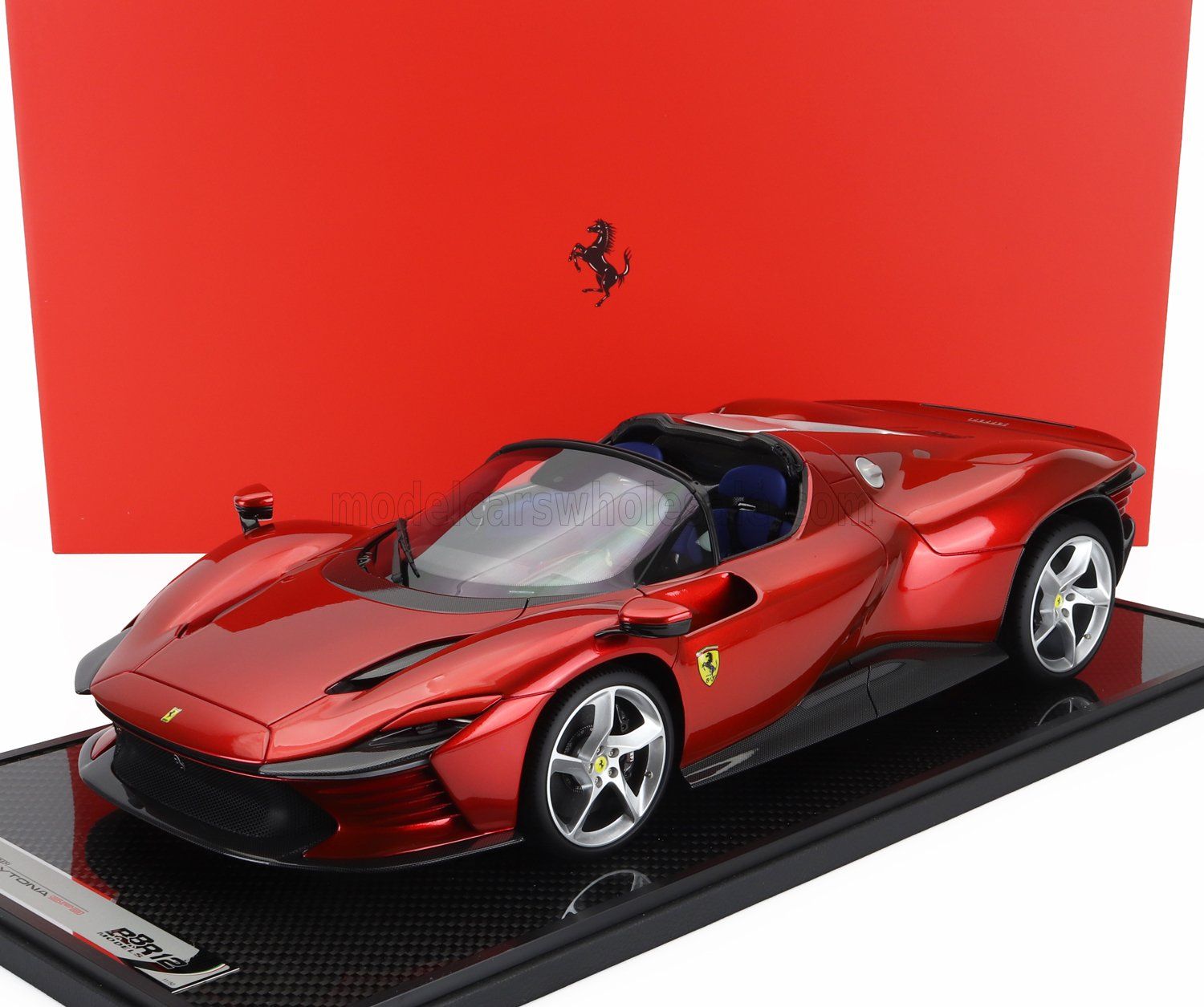 1:12 BBR - Ferrari Daytona SP3 Serie Icona Open roof Rosso Magma