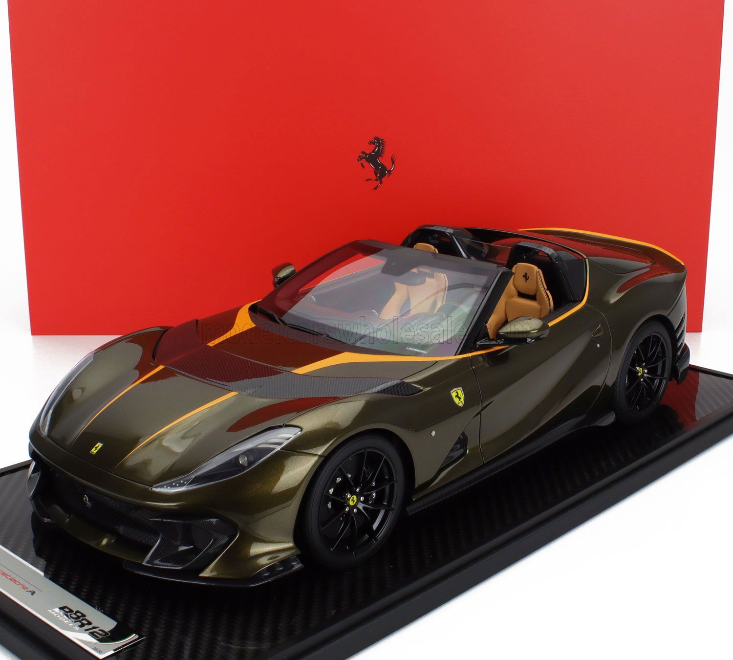 1:12 BBR - Ferrari 812 Competizione A SCALE 1/12 Green Volterra