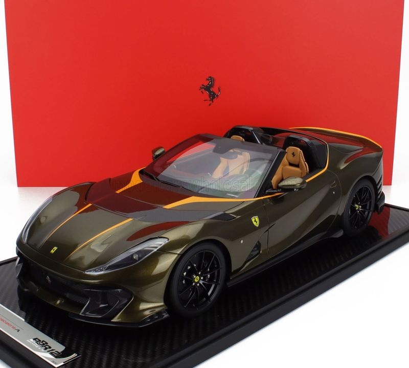 1:12 BBR - Ferrari 812 Competizione A SCALE 1/12 Green Volterra 1:12 BBR - Ferrari 812 Competizione A SCALE 1/12 Green Volterra