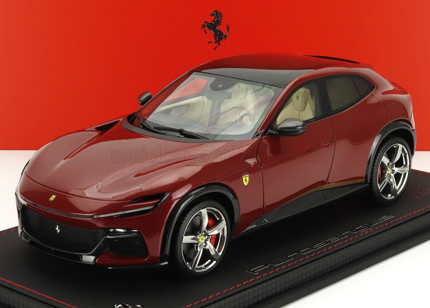 1:18 BBR - Ferrari Purosangue Panoramic Red Mugello