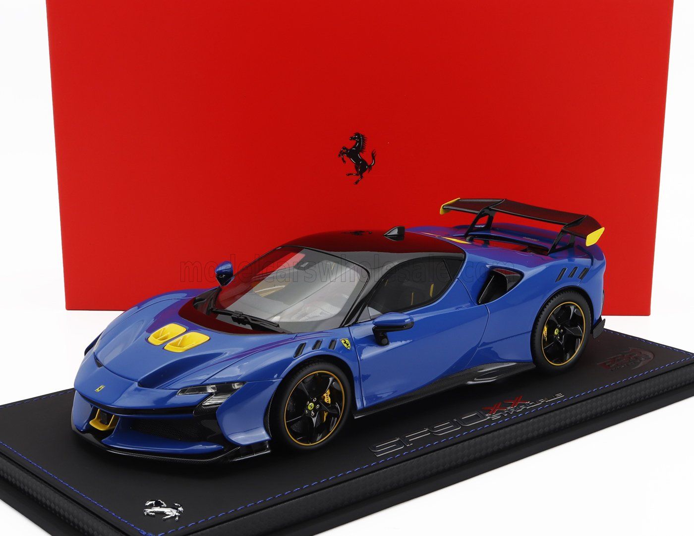 1:18 BBR - Ferrari SF90 XX Stradale Azzurro Dino
