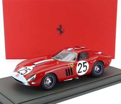 1:18 BBR - Ferrari 250 GTO 24 H Le Mans 1964 S/N 5571 GT car n. 25 Ireland - Maggs-wheels in blue color 1:18 BBR - Ferrari 250 GTO 24 H Le Mans 1964 S/N 5571 GT car n. 25 Ireland - Maggs-wheels in blue color