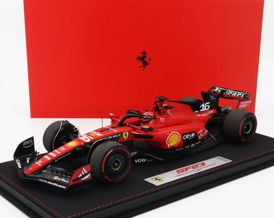 1:18 BBR - Ferrari F1 SF-23 Team Scuderia Ferrari #16 3rd Belgium GP 2023 C. Leclerc 1:18 BBR - Ferrari F1 SF-23 Team Scuderia Ferrari #16 3rd Belgium GP 2023 C. Leclerc