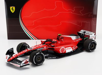 1:18 BBR - Ferrari SF-23 Team Scuderia Ferrai #55 Las vega GP 2023 C. Sainz 1:18 BBR - Ferrari SF-23 Team Scuderia Ferrai #55 Las vega GP 2023 C. Sainz