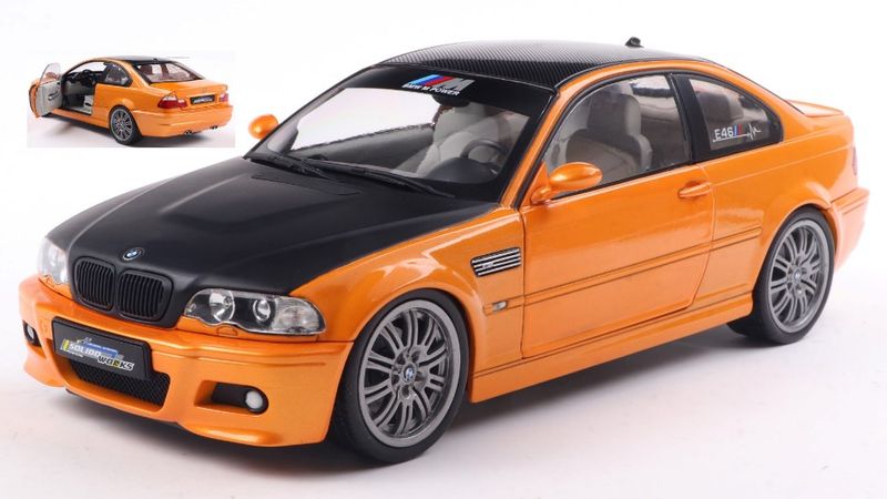 1:18 Solido - 2000 BMW E36 M3 Coupe Solido Works Orange 1:18 Solido - 2000 BMW E36 M3 Coupe Solido Works Orange