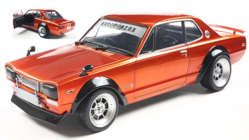 1:18 Solido - 1970 Nissan Skyline (C10) Hakosuka Solido Works Orange Metallic 1:18 Solido - 1970 Nissan Skyline (C10) Hakosuka Solido Works Orange Metallic
