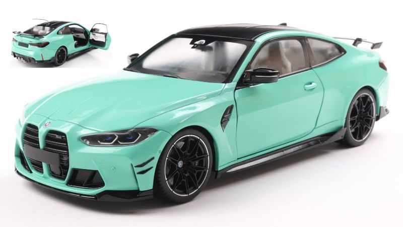 1:18 Solido - 2025 BMW M4 Performance Parts Turquoise 1:18 Solido - 2025 BMW M4 Performance Parts Turquoise