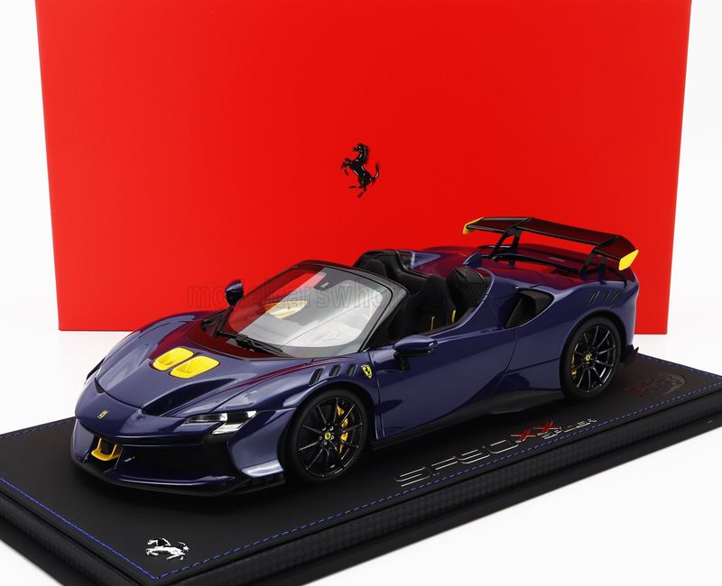 1:18 BBR - Ferrari SF90 XX Spider Blu Elettrico 1:18 BBR - Ferrari SF90 XX Spider Blu Elettrico
