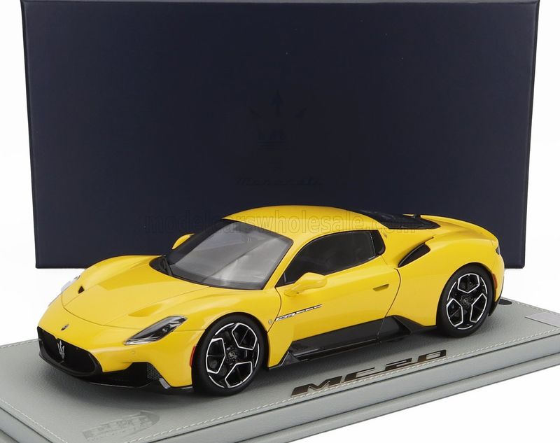 1:18 BBR - Maserati MC20 Giallo Genio 1:18 BBR - Maserati MC20 Giallo Genio