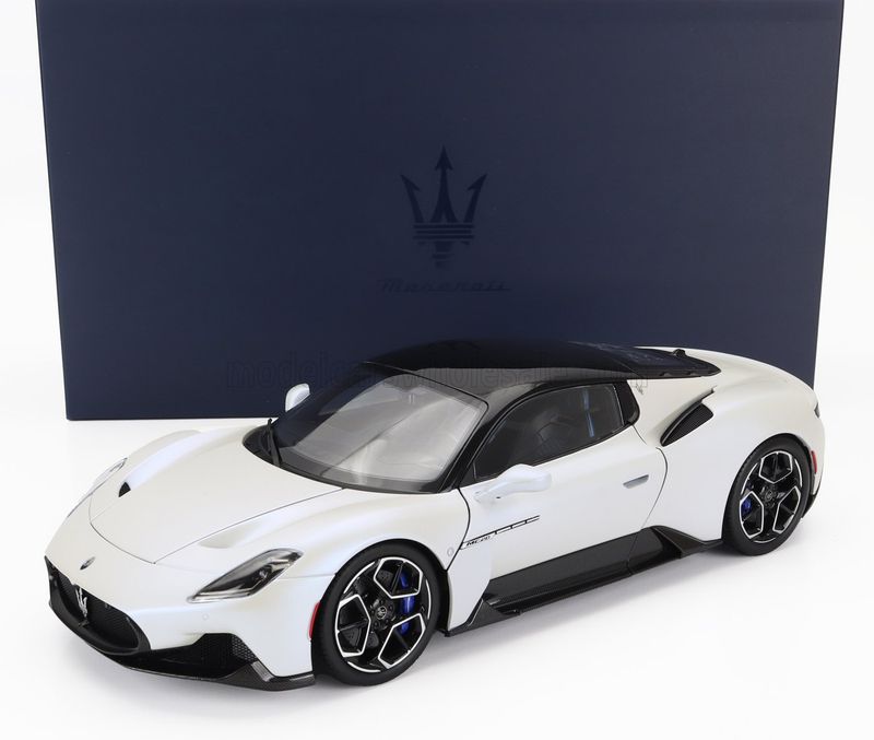1:18 BBR - Maserati MC20 diecast full open white Audace black roof 1:18 BBR - Maserati MC20 diecast full open white Audace black roof