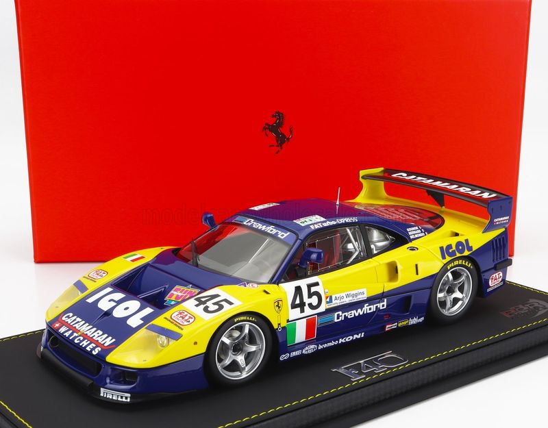 1:18 BBR - Ferrari F40 LM Le Mans 1996 TEAM ENNEA IGOL race #45 1:18 BBR - Ferrari F40 LM Le Mans 1996 TEAM ENNEA IGOL race #45