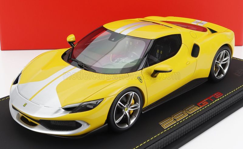 1:18 BBR - Ferrari 296 GTB Pack Fiorano yellow Modena 1:18 BBR - Ferrari 296 GTB Pack Fiorano yellow Modena