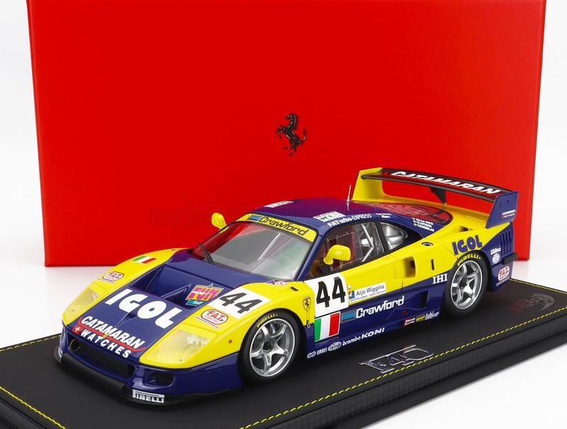 1:18 BBR - Ferrari F40 LM Le Mans 1996 TEAM ENNEA IGOL race #44 1:18 BBR - Ferrari F40 LM Le Mans 1996 TEAM ENNEA IGOL race #44
