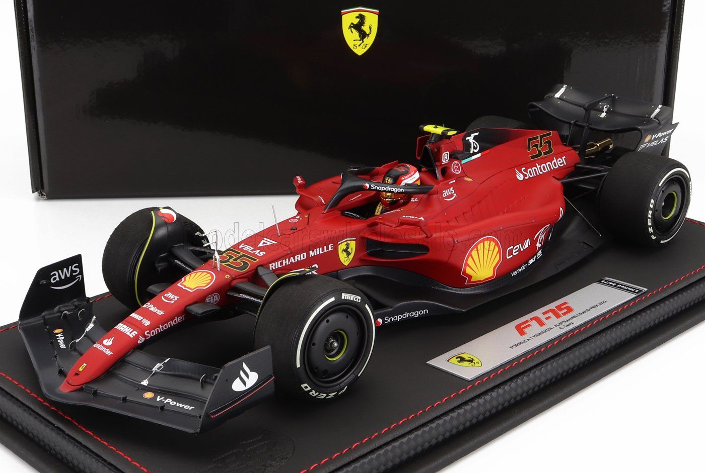 1:18 BBR - Ferrari F1- 75 GP Australian 2022 C. Sainz