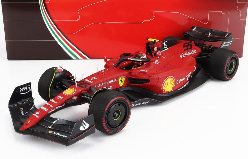 1:18 BBR - Ferrari F1-75 #55 G.P BAHRAIN 2022 C.Sainz 1:18 BBR - Ferrari F1-75 #55 G.P BAHRAIN 2022 C.Sainz