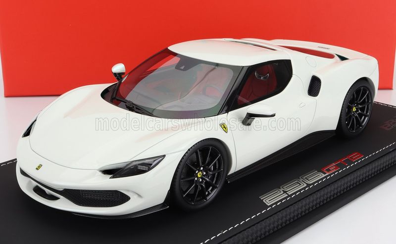 1:18 BBR - Ferrari 296 GTB Bianco Avus 1:18 BBR - Ferrari 296 GTB Bianco Avus