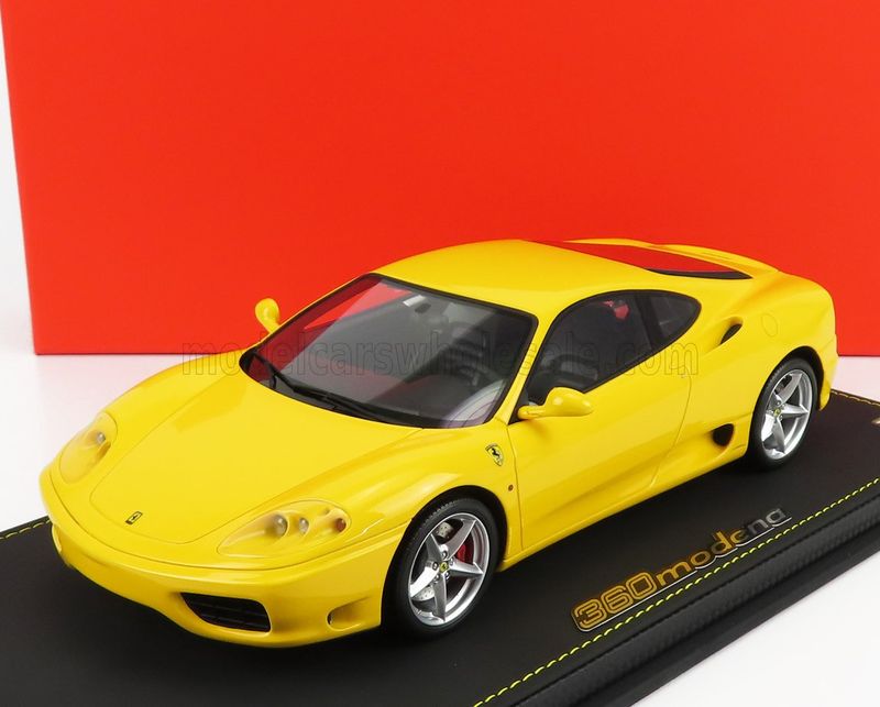 1:18 BBR - Ferrari 360 Modena 1999 Yellow Modena F1 1:18 BBR - Ferrari 360 Modena 1999 Yellow Modena F1