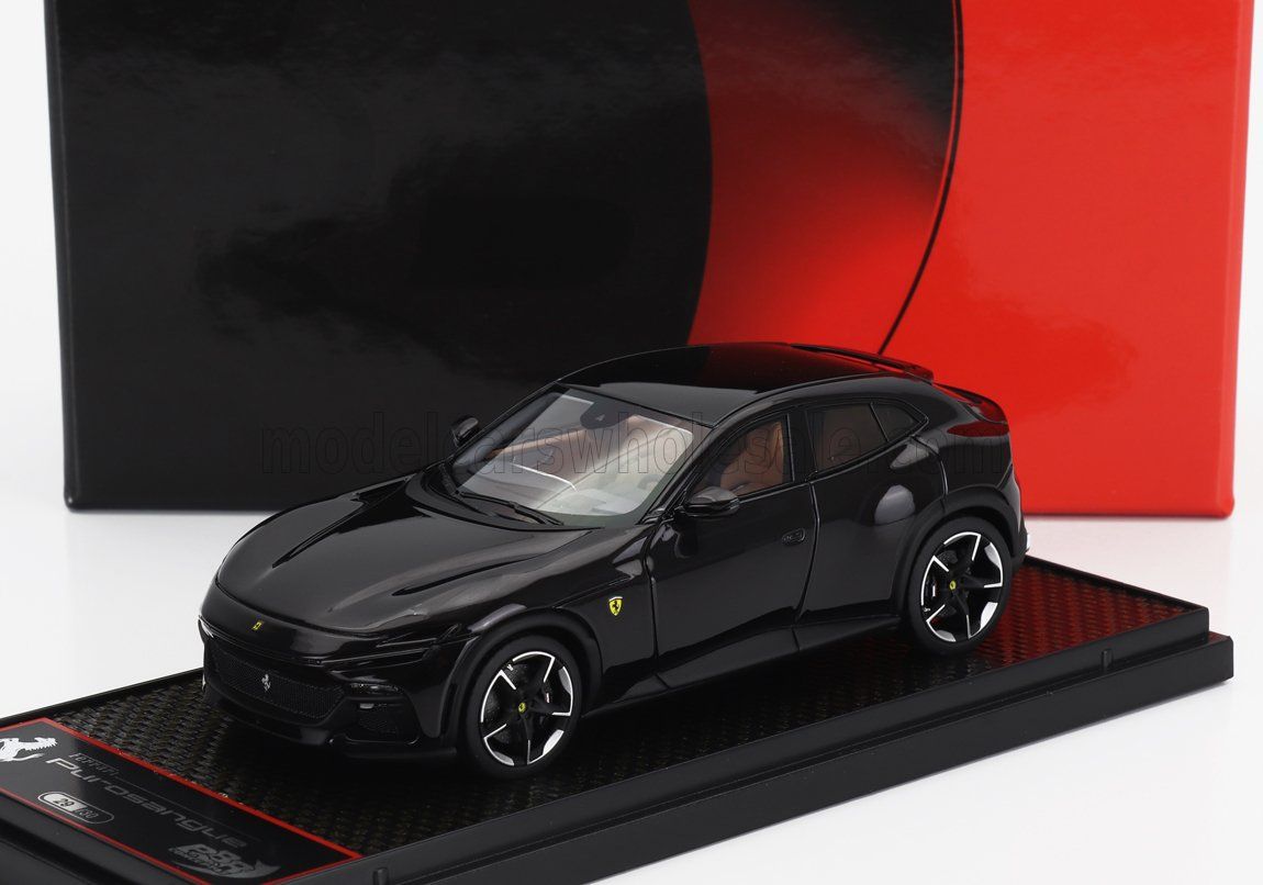 1:43 BBR - Ferrari Purosangue Nero Purosangue