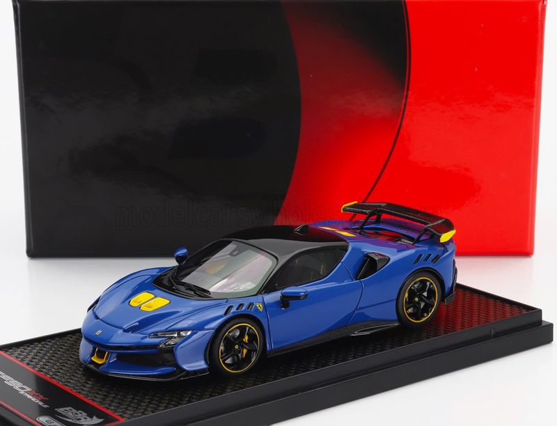 1:43 BBR - Ferrari SF90 XX Stradale Azuro Dino 1:43 BBR - Ferrari SF90 XX Stradale Azuro Dino